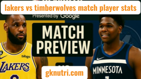 Lakers vs Timberwolves Match Player Stats Breakdown